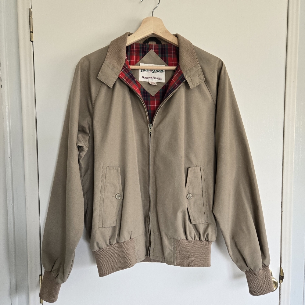 Vintage Field & Stream Men's Tan Jacket M
